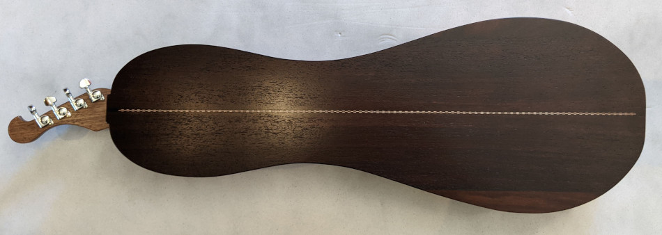 Bass Fretted Dulcimer Back
