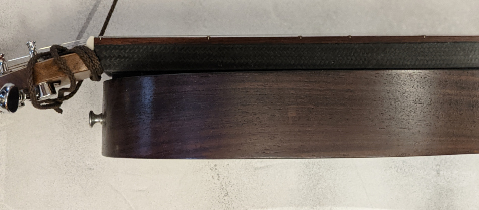 Baritone Combo Fretted Dulcimer Side