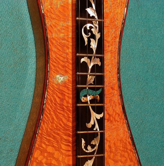 Fancy Fretted Dulcimer Center Fretboard 2