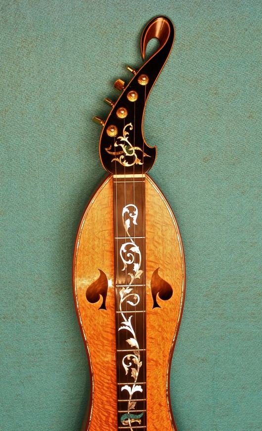Fancy Fretted Dulcimer Top Half
